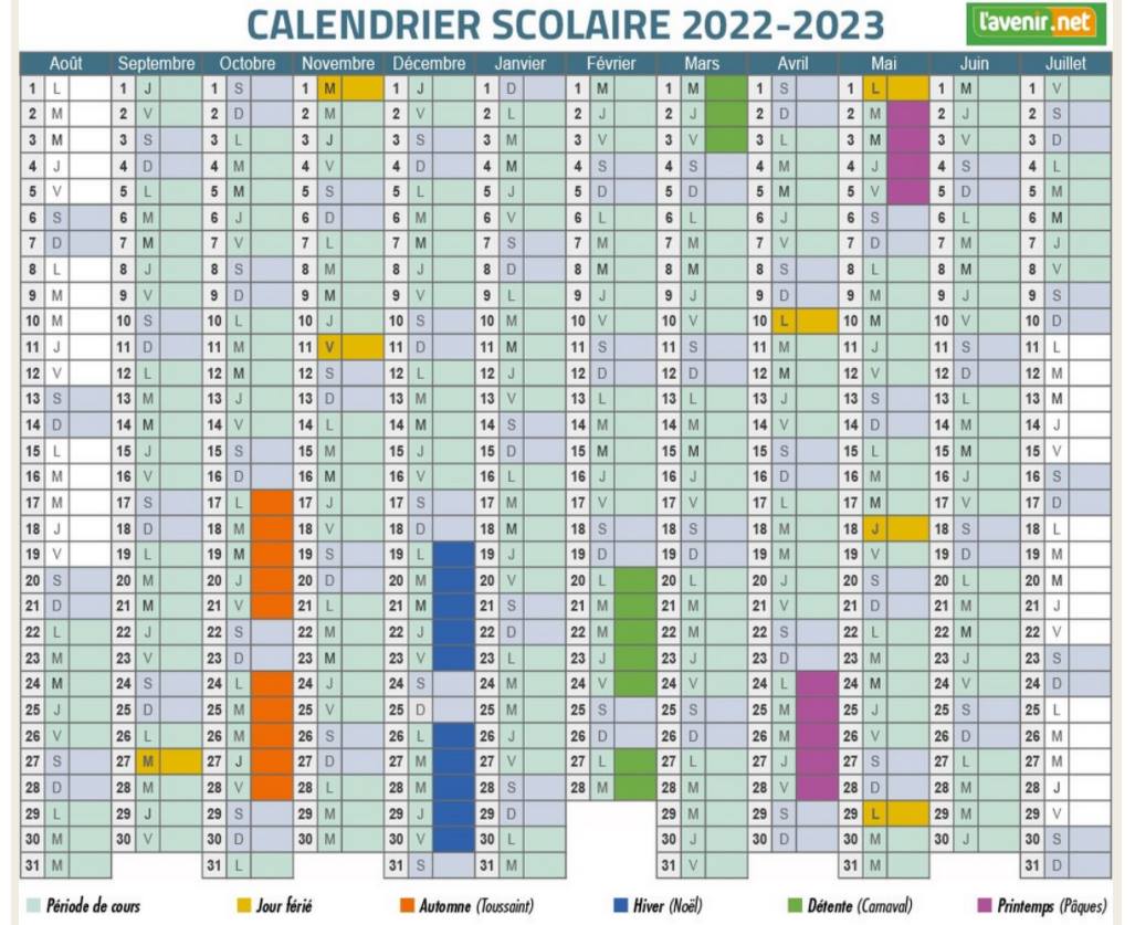 Calendrier Universitaire 2022 2023 France Je dis NON! au nouveau calendrier scolaire 2022 2023 en Belgique 